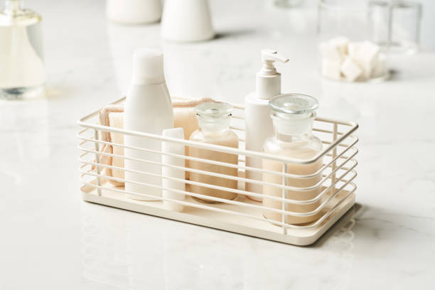 Storing home made skin care products in different containers