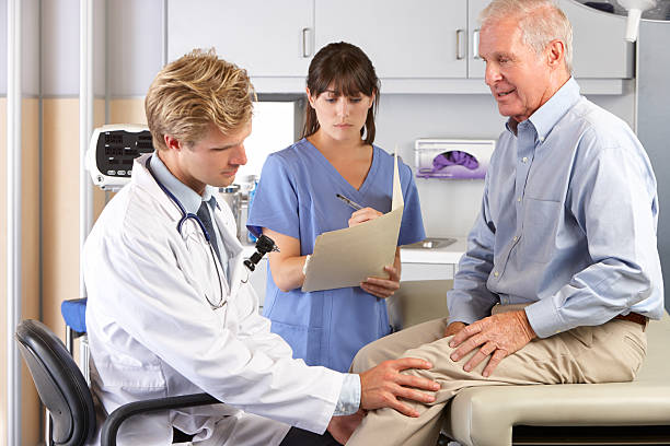 Consulting a doctor for experiencing pain in the joints