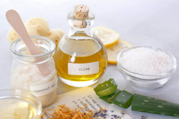 Coconut oil and olive oil