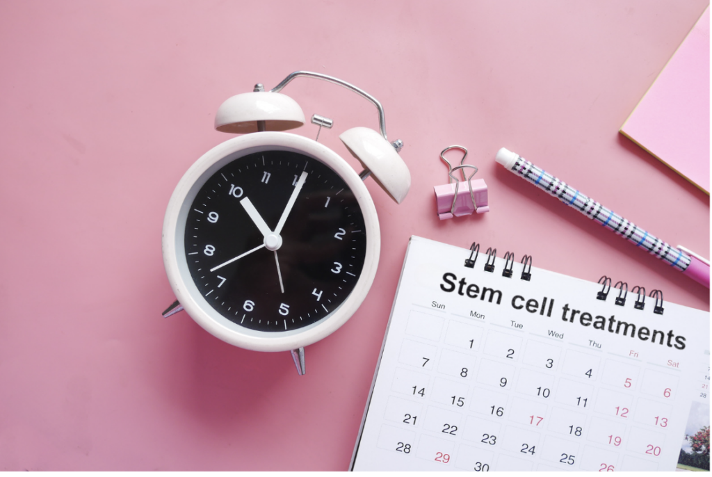 how long do stem cell therapy take to work