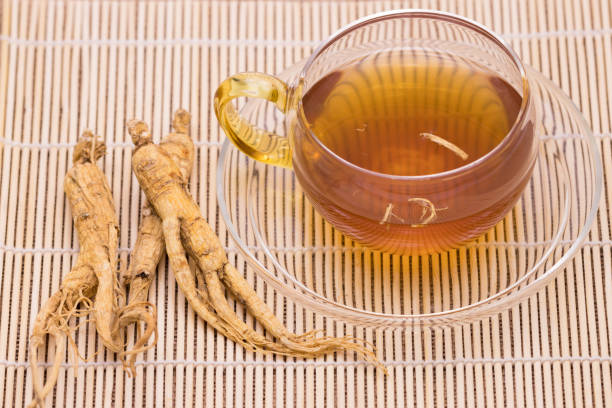 Vegan ginseng tea