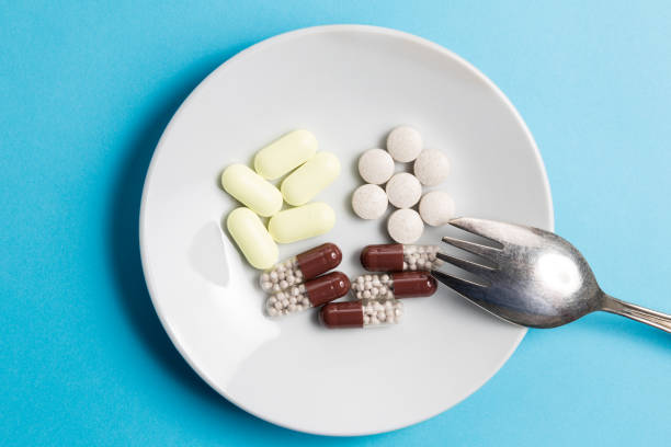 Supplements on a plate