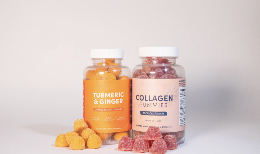 Turmeric and collagen supplements