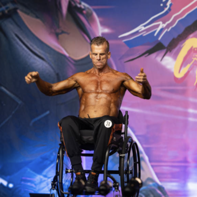 Chad McCrary wheelchair bodybuilding participant