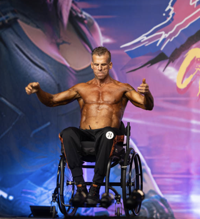 Chad McCrary wheelchair bodybuilding participant