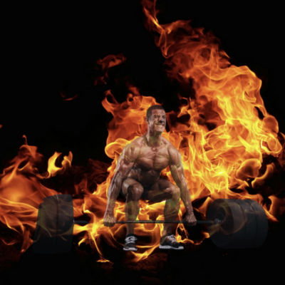 burn survivor lifting weights again