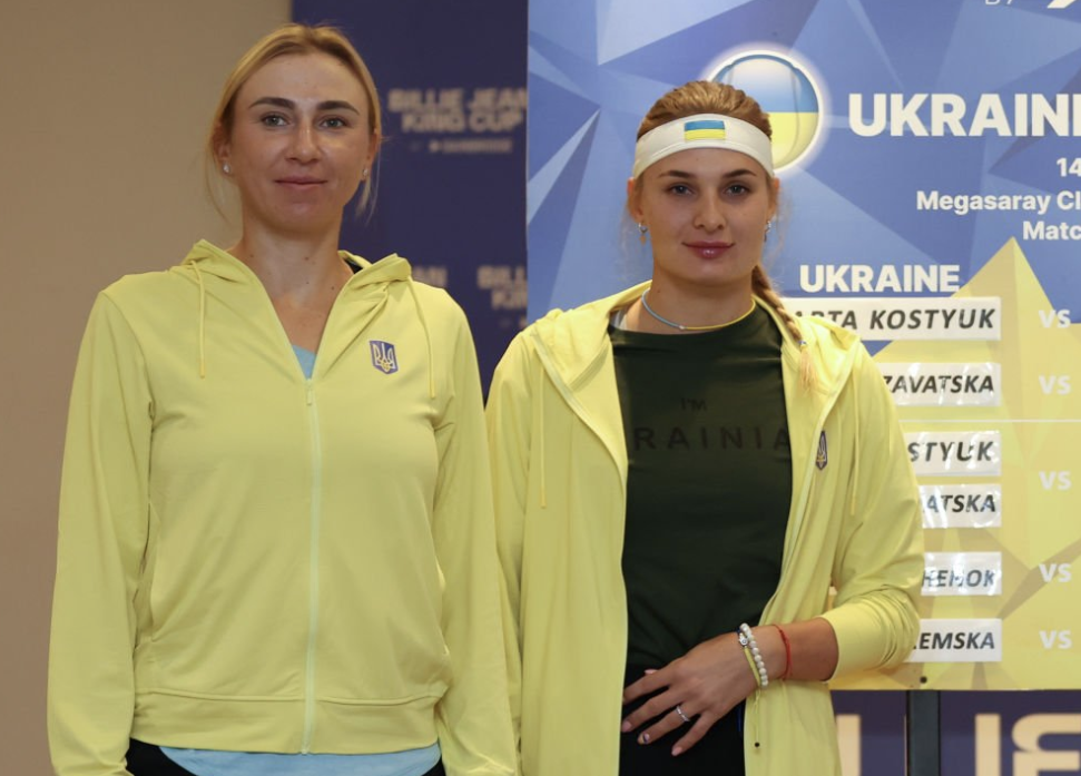 Dayana Yastremska and Linda Noskova