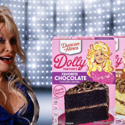 Dolly Parton and her boxed cake mixes