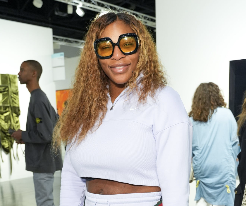 Serena Williams is working out, postpartum