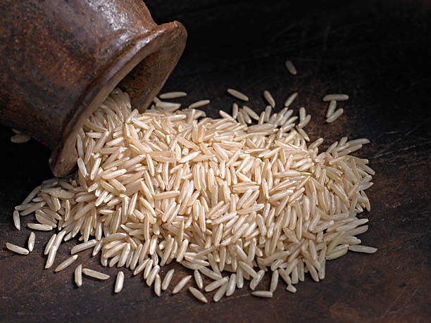 one of the types of healthy rice: Basmati Rice - The Aromatic and Low Glycemic Index Option