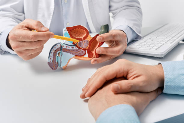 Prostate cancer is a form of cancer that develops in the prostate gland, which is part of the male reproductive system.