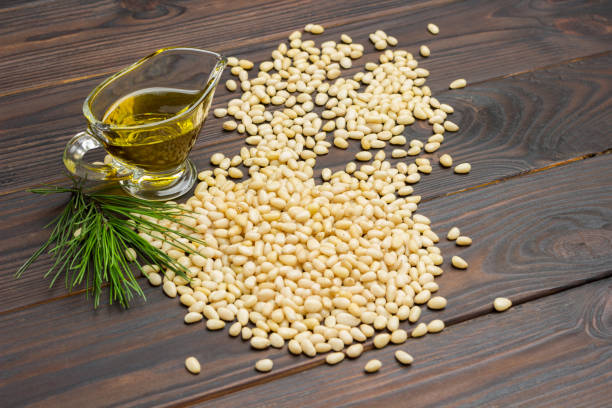 a bunch of sesame seeds which is the main ingredient for sesame oil. Sesame oil is a versatile oil that has health benefits
