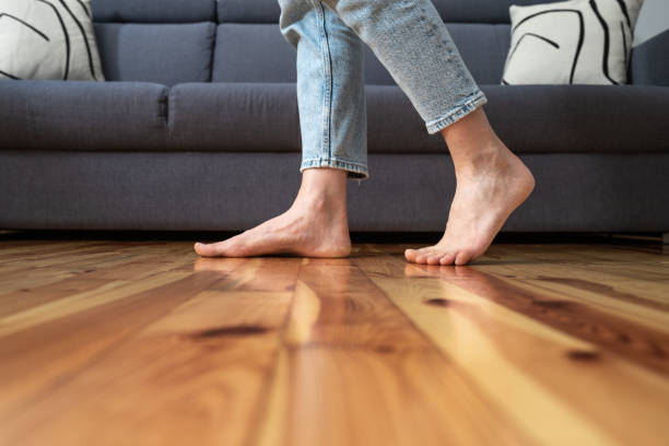 Walking barefoot can also help strengthen arches and make toes more flexible, resulting in better overall foot health.
