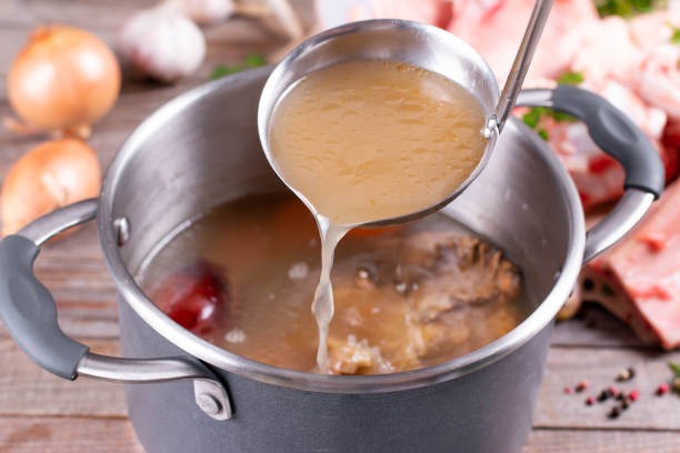 Bone broth is a nutritionally dense liquid high in collagen, amino acids, and minerals.