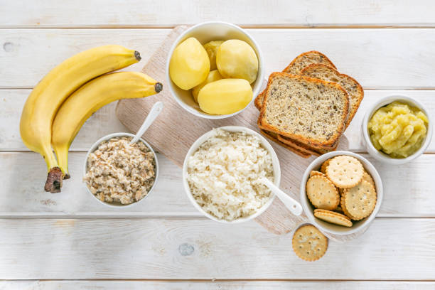 When someone has diarrhea, they should stay hydrated and eat meals that are easier to digest.