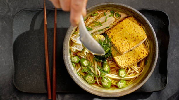 Tofu Soup as a Part of a Balanced Diet