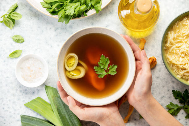 bone broth is gut-friendly because it contains amino acids like glutamine, glycine, and proline, which help to repair and regenerate the intestinal lining.