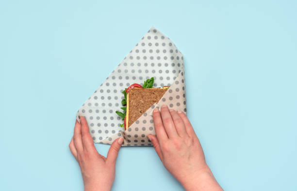 Beeswax wraps for wrapping food