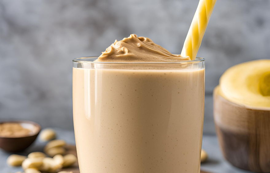 Keto Peanut Butter Banana Smoothie