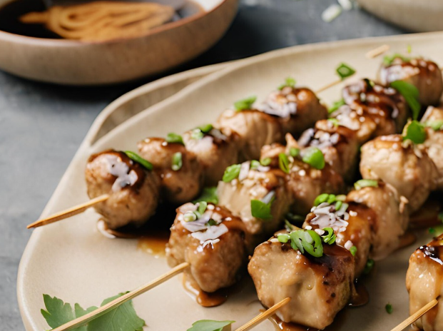 Chicken Meatball Skewers