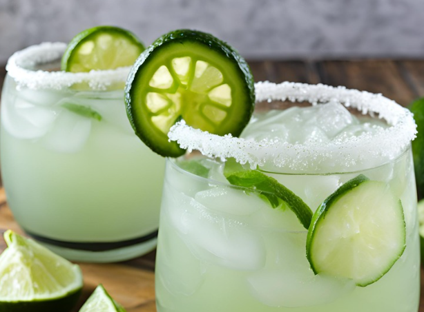 Refreshing Cucumber Lime Margarita