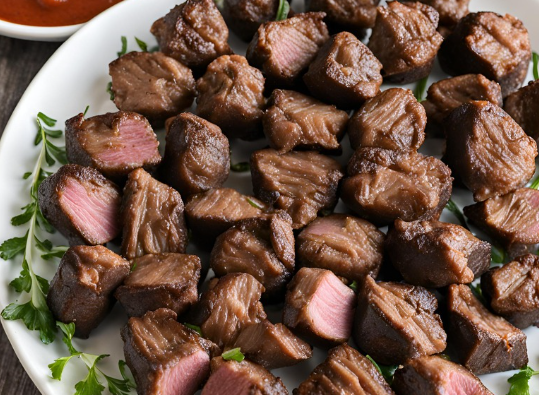 Keto Air Fryer Steak Bites