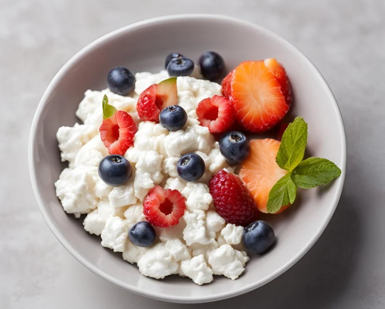 Keto Cottage Cheese with Fruit