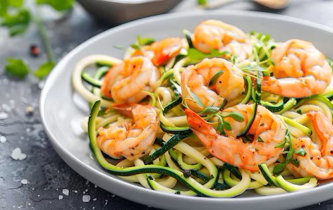 Shrimp Scallop Zoodles