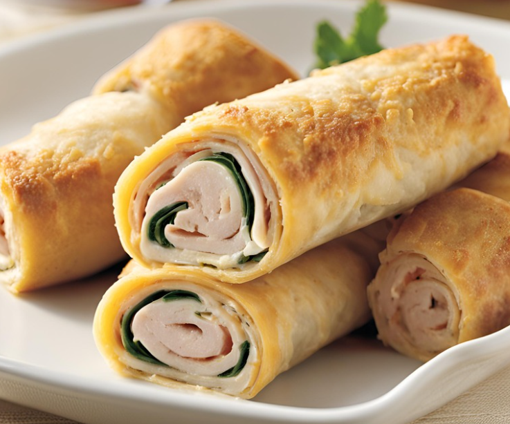 Keto Turkey and Cheese Roll-Ups