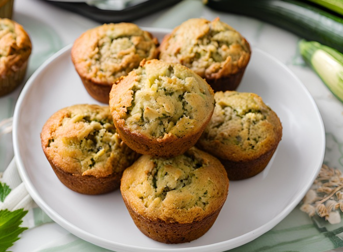 Keto Flourless Zucchini Muffins