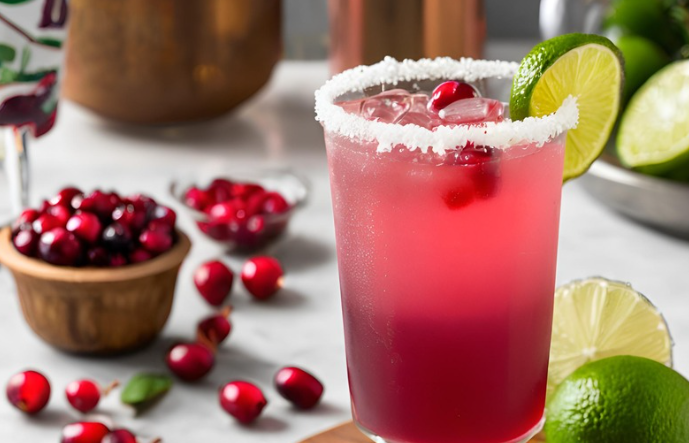 Keto Cranberry Margarita