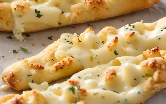 Keto Four-Cheese Breadsticks