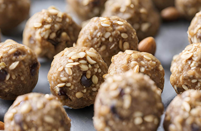 Mediterranean Peanut Butter-Oat Energy Balls