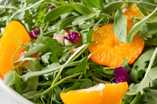 Mediterranean Vibrant Orange and Arugula Salad