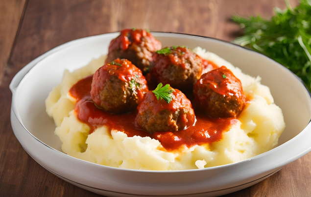 Greek Meatballs with Tomato Sauce