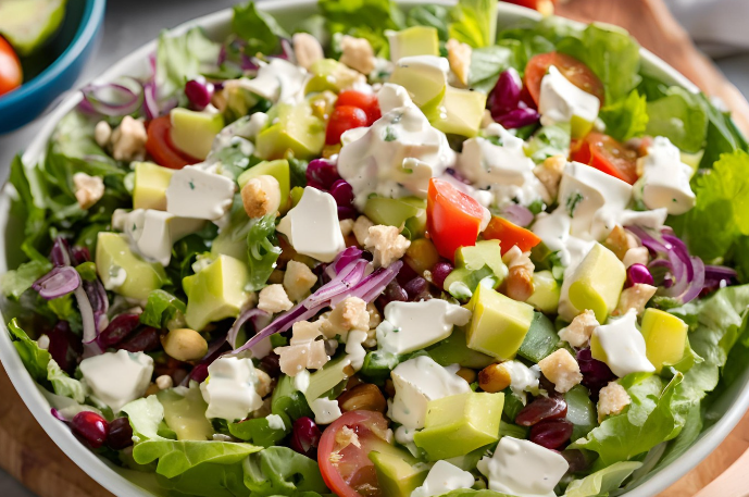 Scoopable Mediterranean Chopped Salad