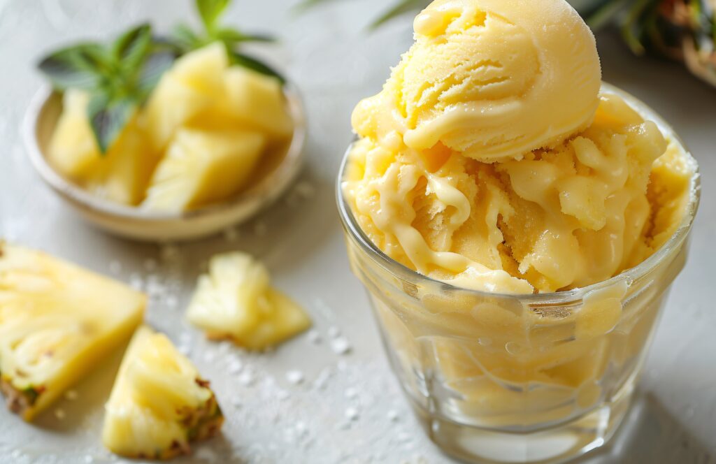 Mediterranean Pineapple Nice Cream