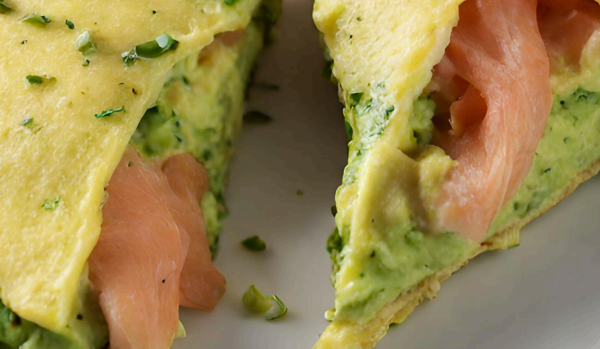 Avocado & Smoked Salmon Omelet